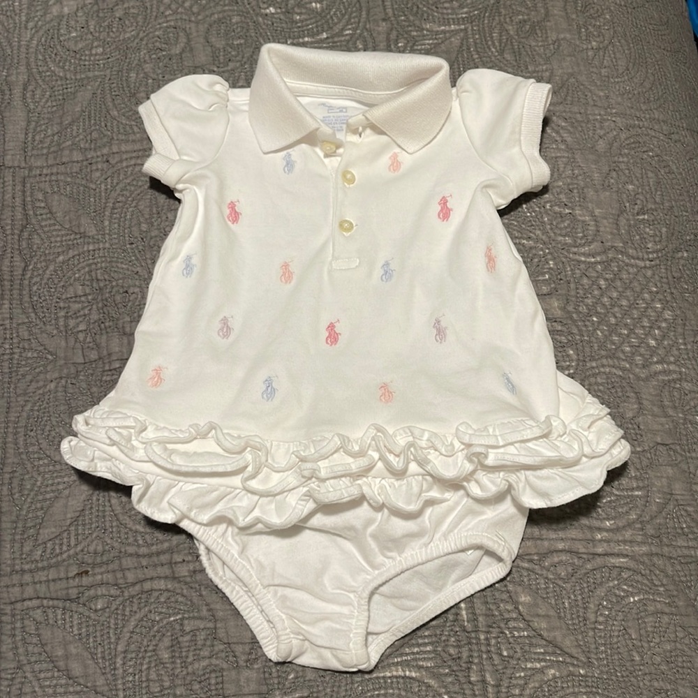 Baby Doll Ralph Lauren Romper Set size 3 month